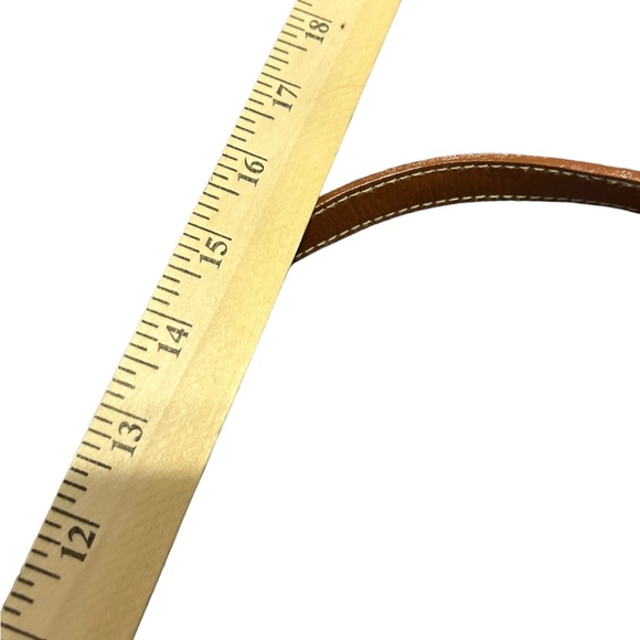 Bass vintage green and brown leather shoulder bag some wear - Picture 10 of 10